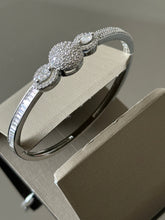 Beautiful AD Gold Tone Multi Stone Lock Type Bracelet