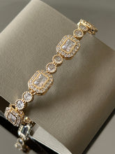 Bracelet | Golden plated AD bracelet