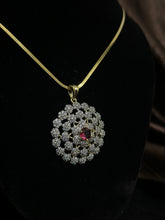 Cubic Zirconia AD Pendant Set