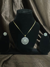 Cubic Zirconia AD Pendant Set