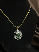 CZs based AD Pendent Locket Set |