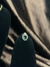 CZs based Green AD Pendent Locket Set |