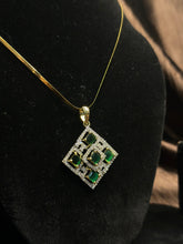 CZs based AD Pendent Locket Set