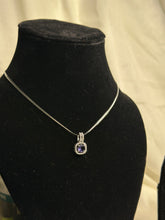 Minimalist CZs AD pendant locket set