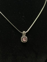 Minimalist CZs AD pendant locket set