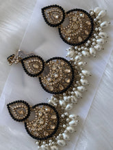 Pearl Earrings with Tikka Set