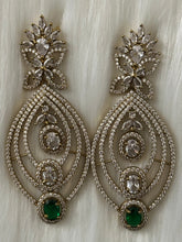 Kundan AD Earrings Set
