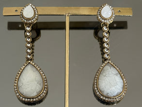 Moissanite Droplet American Diamond Earrings | Stylish Jewelery