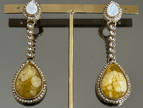 Moissanite Droplet American Diamond Earrings | Stylish Jewelery