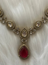 Victorian Style Kundan AD Necklace | Wedding Jewellery