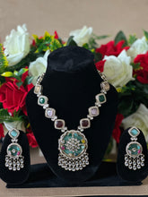 Silver Gold  Necklace Set