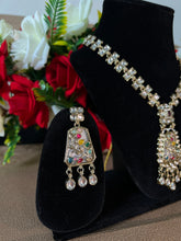 Sabyasachi Inspired Premium Quality Victorian Antique Moissanite CZ Kundan Doublet Diamond Necklace Unique Long Jewelry Set