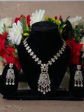 Silver Gold  Necklace Set