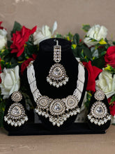 Silver Gold  Necklace Set