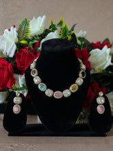 Silver Gold  Necklace Set